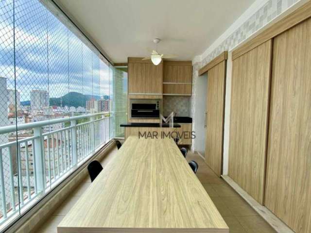 Apartamento com 3 dormitórios à venda, 126 m² por R$ 950.000,00 - Praia das Astúrias - Guarujá/SP