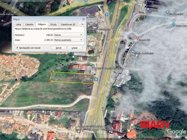 Terreno comercial para alugar na Servidão Ferminio Francisco da Silva, 5309, Saco Grande, Florianópolis, 2400 m2 por R$ 25.000