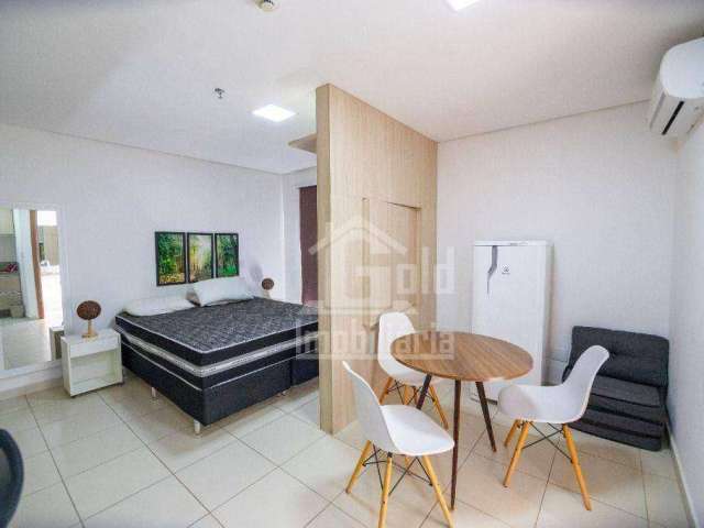 Apartamento MOBILIADO com 1 dormitório para alugar, 30 m² por R$ 2.224/mês - Nova Aliança - Ribeirão Preto/SP