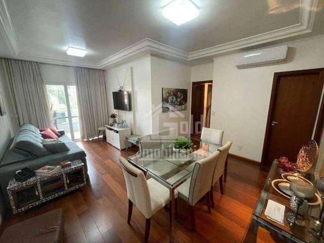 Apartamento Mobiliado com 3 dormitórios para alugar, 105 m² por R$ 4.232/mês - Bosque das Juritis - Ribeirão Preto/SP