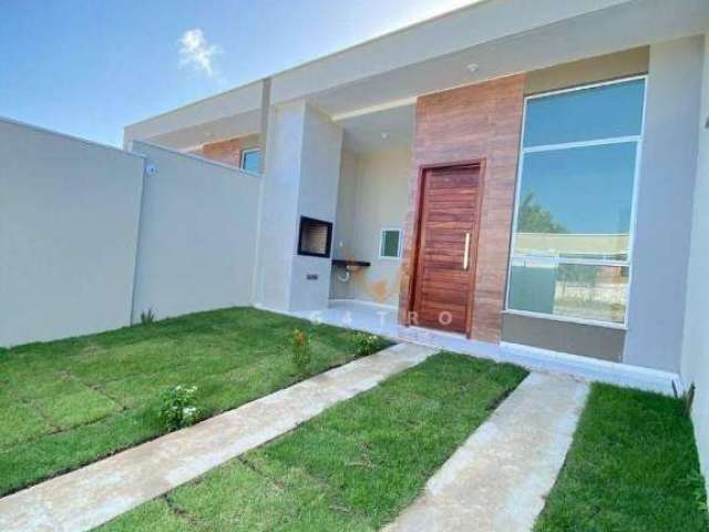 Casa com 3 dormitórios à venda, 85 m² por R$ 272.000,00 - Vereda Tropical - Aquiraz/CE