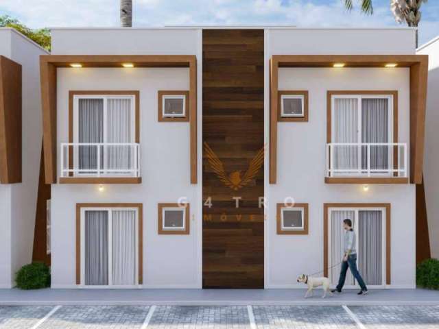 Casa com 2 dormitórios à venda, 60 m² por R$ 187.000 - Guajiru - Caucaia/CE
