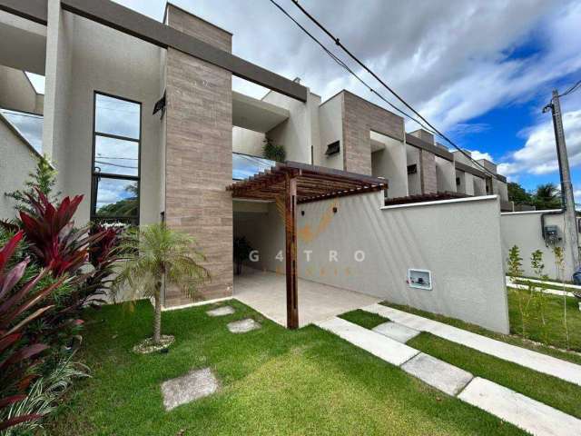 Casa com 4 dormitórios à venda, 128 m² por R$ 499.000,00 - Centro - Aquiraz/CE
