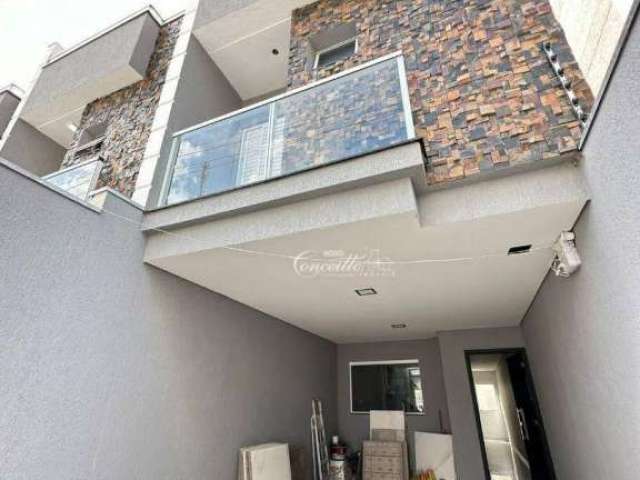 Sobrado com 3 dormitórios à venda, 120 m² por R$ 850.000,00 - Campestre - Santo André/SP