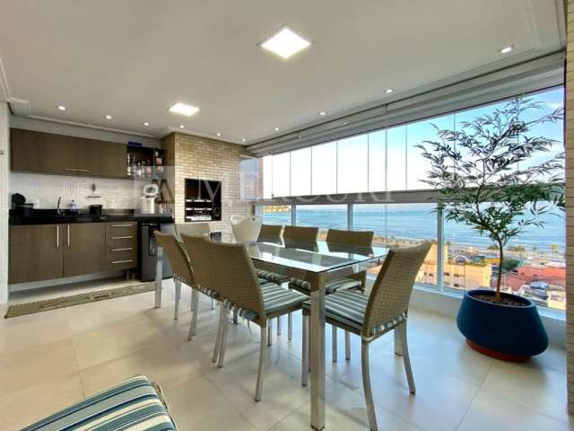 Apartamento com Vista para o Mar, com 3 quartos (1 suíte) à venda, 100 m² por R$ 1.600.000 - Enseada - Guarujá/SP – Imobiliária Mercuri