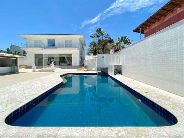 Casa Frente ao Mar com 5 quartos (4 suítes) à venda, 512 m² por R$ 4.800.000 - Enseada - Guarujá/SP - Imobiliária Mercuri