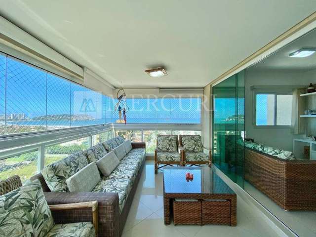 Apartamento com Vista para o Mar, com 3 quartos (1 suíte) à venda, 117 m² por R$ 1.200.000 - Enseada - Guarujá/SP - Imobiliária Mercuri