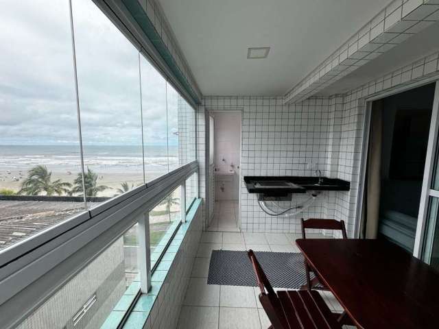 Apartamento mobilia e vista mar com 2 dormitórios à venda, 76 m² por R$ 525.000 - Real - Praia Grande/SP