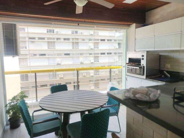 Flat com 2 dormitórios à venda, 68 m² por R$ 850.000,00 - Pitangueiras - Guarujá/SP