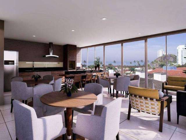 Apartamento com 2 dormitórios, 56 m² - venda por R$ 630.000,00 ou aluguel por R$ 4.500,00/mês - Enseada - Guarujá/SP