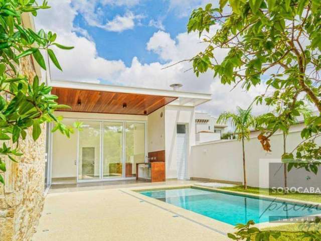 Casa com 4 dormitórios à venda, 300 m² por R$ 1.950.000 - Condomínio Residencial Giverny - Sorocaba/SP, próximo ao Shopping Iguatemi.