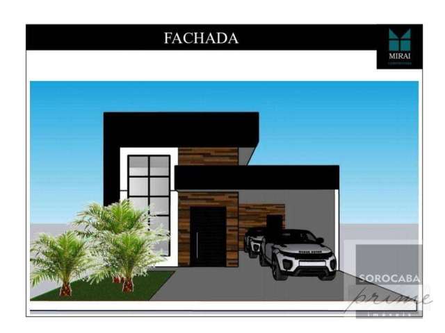 Casa com 3 dormitórios à venda, 140 m² por R$ 530.000,00 - Jardim Novo Horizonte - Sorocaba/SP
