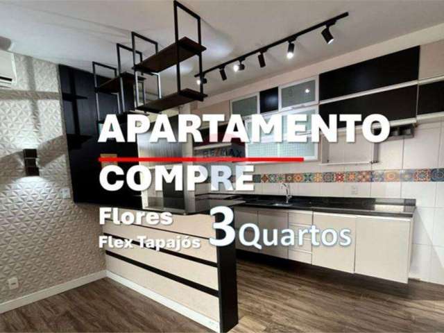 Apartamento de 3 quartos, com 85,98 m² à venda no Condomínio Flex Tapajós, em Manaus