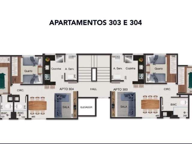 Apartamento à venda, 2 quartos, 1 suíte, 2 vagas, Araguaia - Belo Horizonte/MG