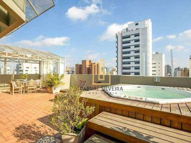 Cobertura com 3 dormitórios à venda, 289 m² por R$ 3.500.000,00 - Moema - São Paulo/SP