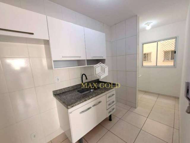 Apartamento com 2 dormitórios para alugar, 52 m² por R$ 1.262,81/mês - Jardim da Luz - Taubaté/SP