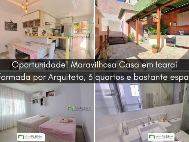 Maravilhosa Casa em Icaraí com Belo Projeto de Arquitetura - 3 quartos - à venda - Icaraí - Niterói/RJ