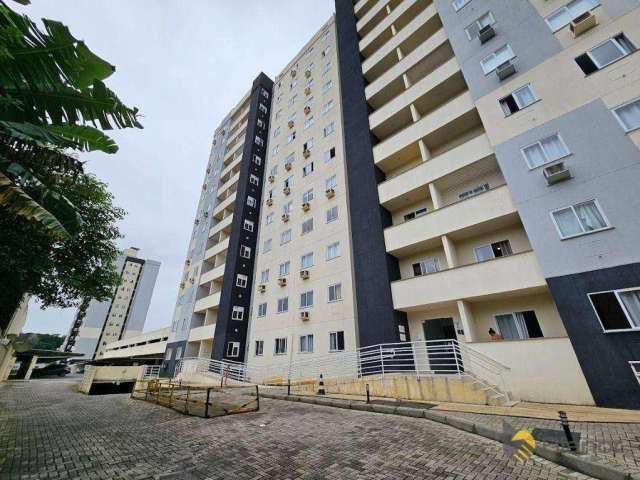 Apartamento com 2 dormitórios para alugar, 52 m² por R$ 1.600,00/mês - Velha - Blumenau/SC