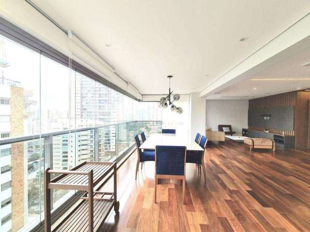 Apartamento com 3 dormitórios, 192 m² - venda ou aluguel - Campo Belo - São Paulo/SP