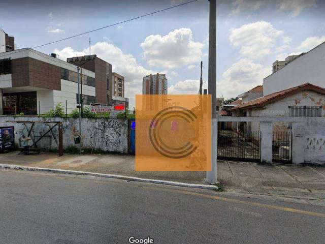 Terreno à venda, 870 m² por R$ 8.000.000 - Tatuapé - São Paulo/SP
