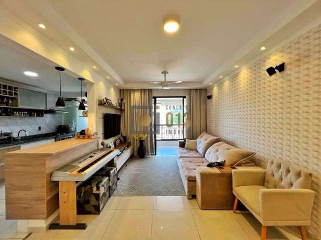 Apartamento com 3 quartos à venda na Rua Cyra, 14, José Menino, Santos, 110 m2 por R$ 1.250.000