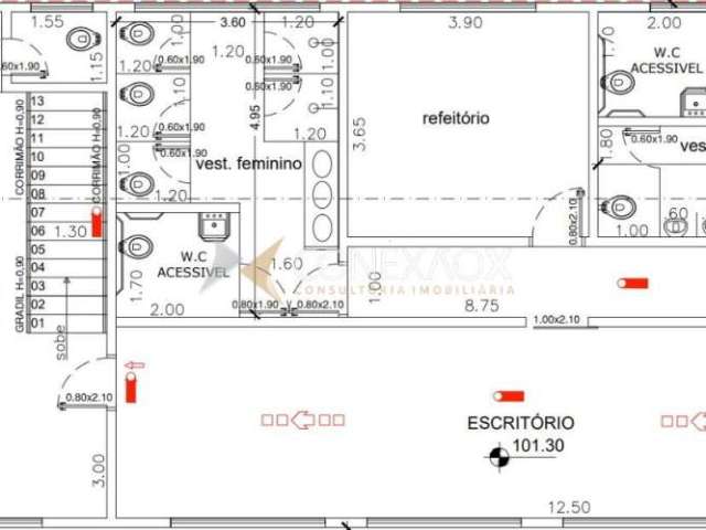 Barracão / Galpão / Depósito para alugar no Loteamento Industrial Veccon Zeta, Sumaré , 917 m2 por R$ 24.000