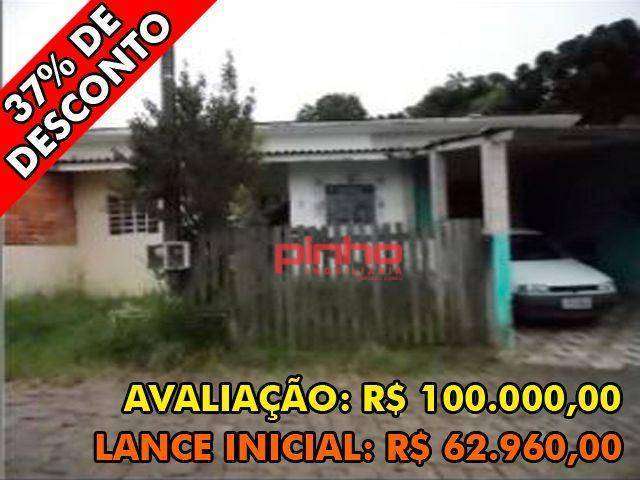 Casa com 1 dormitório à venda, 61 m² por R$ 62.960,00 - São Luiz - Curitibanos/SC
