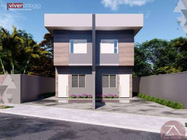 Casa com 2 dormitórios à venda, 69 m² por R$ 385.000,00 - Boa Vista - Atibaia/SP