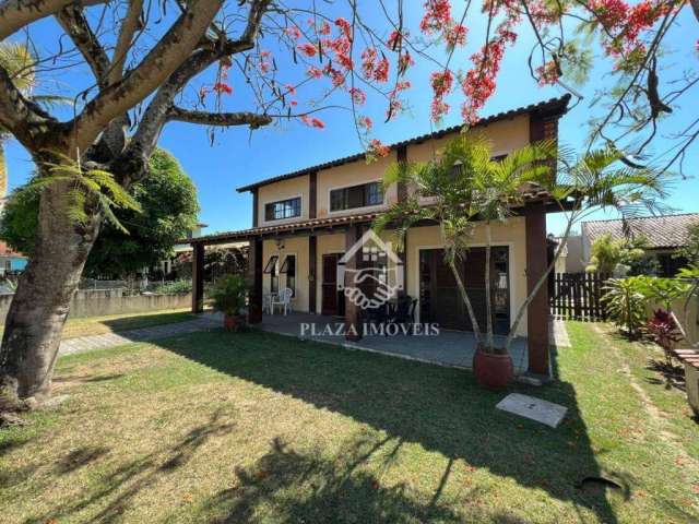 Casa com 5 dormitórios à venda, 50 m da lagoa 180 m² por R$ 590.000 - Praia Linda - São Pedro da Aldeia/RJ