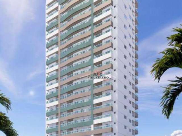 Apartamento com 3 dormitórios à venda, 104 m² por R$ 700.784,61 - Aviação - Praia Grande/SP