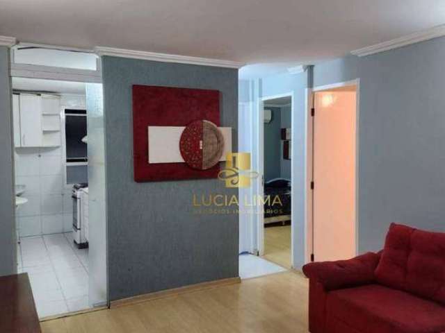 Apartamento IMPERDÍVEL no JARDIM SATÉLITE  com 2 dormitórios à venda, 50 m² por R$ 266.000 - São José dos Campos/SP