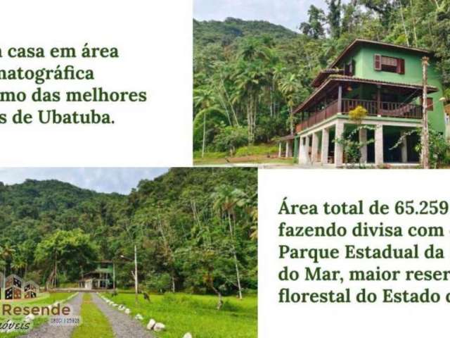 Chácara / sítio com 3 quartos à venda no Picinguaba, Ubatuba , 65259 m2 por R$ 4.460.000