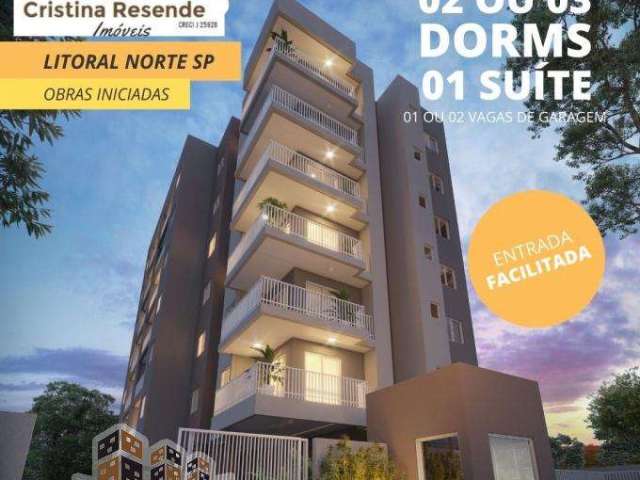 Apartamento com 2 quartos à venda na Rua Joaquim Aurélio Nabuco de Araújo, Porto Novo, Caraguatatuba por R$ 449.000