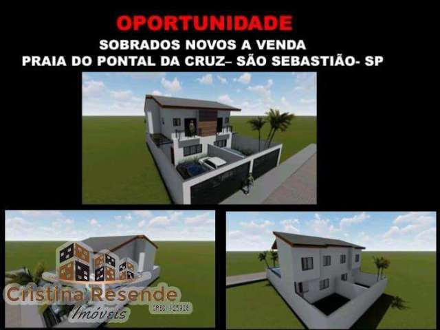 Casa com 3 quartos à venda no Pontal da Cruz, São Sebastião , 104 m2 por R$ 690.000