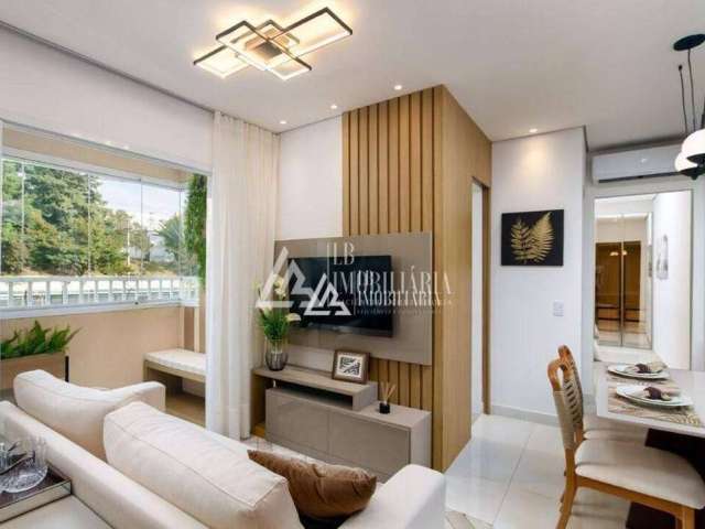 Apartamento com 2 dormitórios à venda, 51 m² por R$ 295.600,00 - Jardim Paulista - São José dos Campos/SP