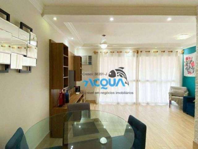 Apartamento com 3 dormitórios à venda, 110 m² por R$ 670.000,00 - Pitangueiras - Guarujá/SP