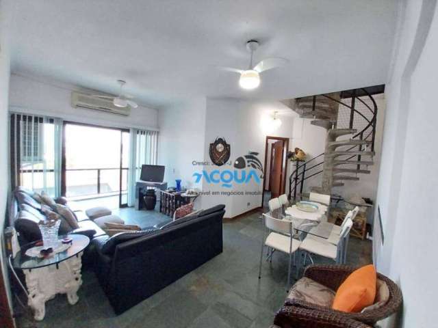 Apartamento com 3 dormitórios à venda, 110 m² por R$ 660.000,00 - Enseada - Guarujá/SP