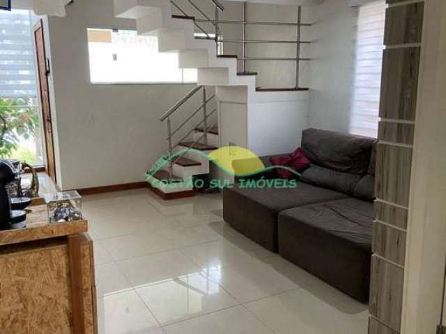 Casa geminada de dois pavimentos, financiável,  com 3 quartos no Vivendas do Campeche - Florianópol