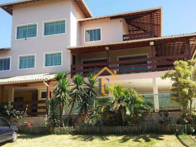 Excelente Casa com 3 dormitórios à venda, 312 m² por R$ 850.000 - Extensão Serramar - Rio das Ostras/RJ