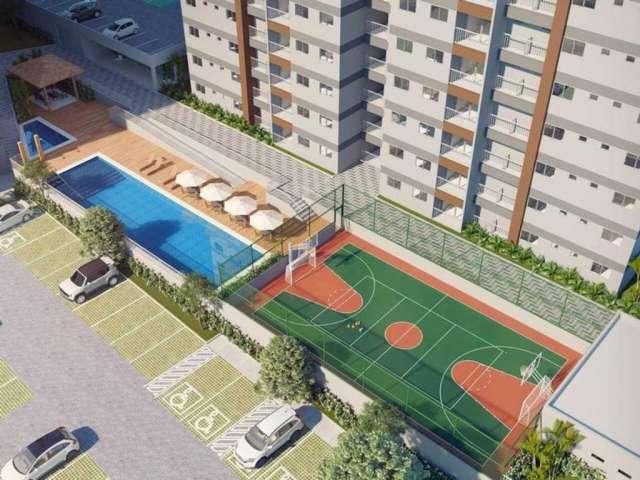 Excelente apartamento à venda de 2/4 e 52M², suíte, varanda, condomínio, infraestrutura, Golf Club - Vila Canária/BA
