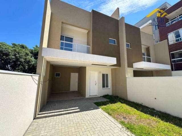 Sobrado com terraço Centro de Pinhais com 3 dormitórios à venda, 132 m² por R$ 780.000 - Estância Pinhais - Pinhais/PR