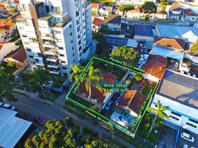 Terreno à venda, 816 m² por R$ 2.000.000,00 - Portão - Curitiba/PR