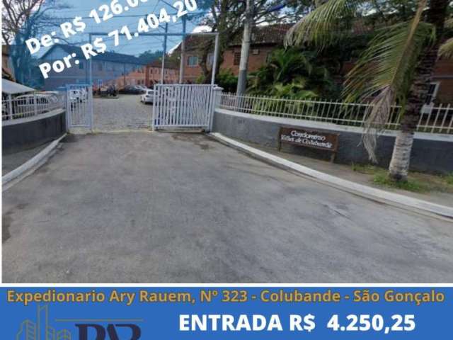 Apartamento com 2 quartos à venda no Colubande, São Gonçalo , 41 m2 por R$ 71.404