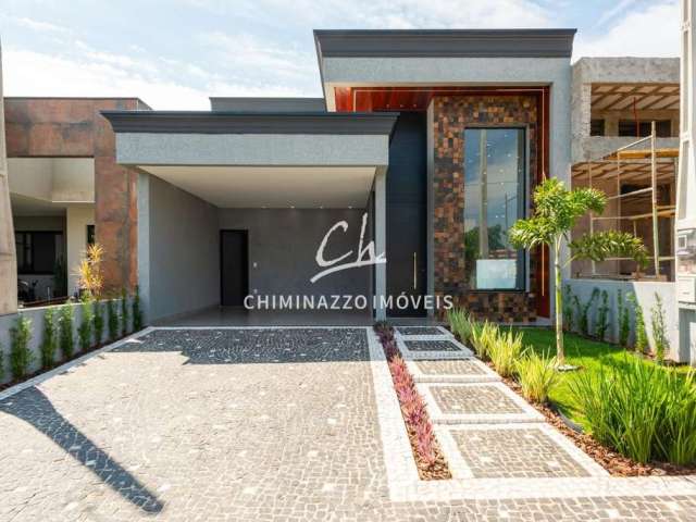 Casa em condomínio fechado com 3 quartos à venda na Avenida Luiz Greco, 225, Vila Monte Alegre, Paulínia, 138 m2 por R$ 915.000