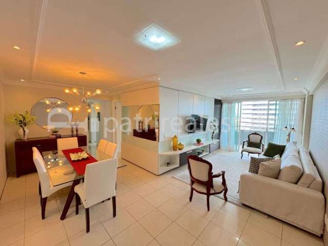Apartamento em andar alto 127 m² com 3 Suítes 4 banheiros 3 vagas - Cocó - Fortaleza - CE