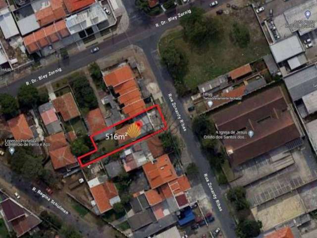 Terreno à venda, 516 m² por R$ 800.000,00 - Boqueirão - Curitiba/PR