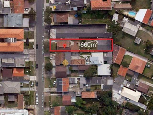 Terreno à venda, 660 m² por R$ 985.000,00 - Capão Raso - Curitiba/PR