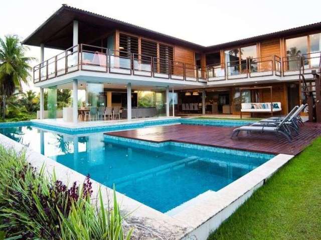 Casa com 4 dormitórios para alugar, por R$ 7.000/dia - Praia do Forte - Mata de São João/BA