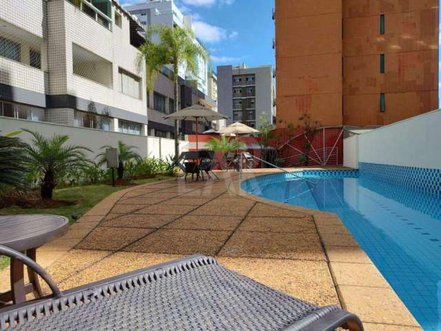 Flat para aluguel, 1 quarto, 1 suíte, 1 vaga, Funcionários - Belo Horizonte/MG