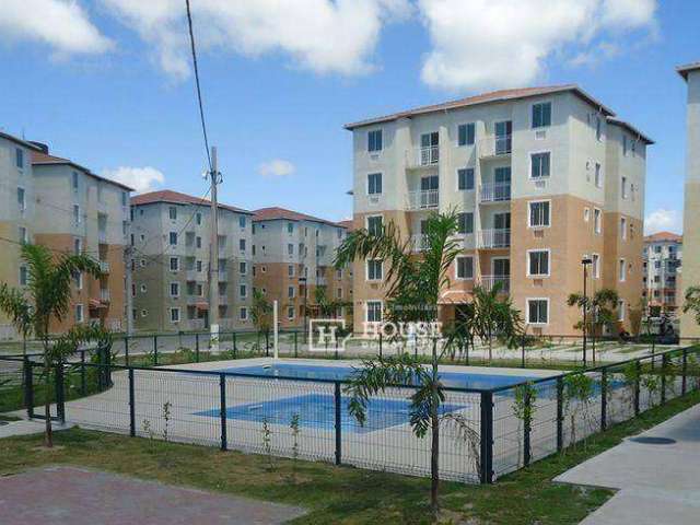 Apartamento com 3 dormitórios à venda, 52 m² por R$ 161.100,00 - Praia da Baleia - Serra/ES